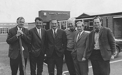 Dick Walker, Pete Thomas, Fred Buller, Frank Moir and Jim Hardy